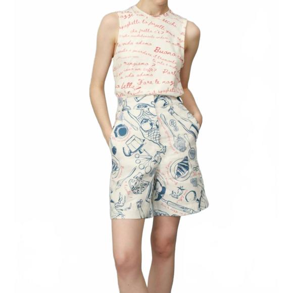 NEW PROJECT ADAMO mare shorts in blue - Picture 1 of 3